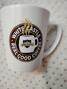 Kaffeebecher Vintage weiß Schloss - Bild 1 von 5