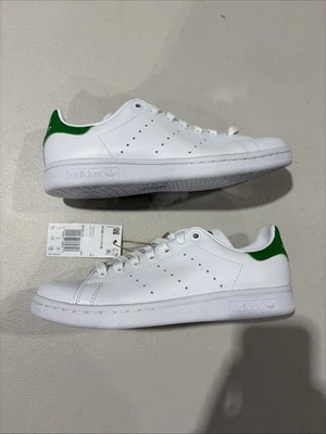 Size 6.5 - Adidas Stan Smith White Green Women’s - New With Outsole Markings - Image 1 of 4