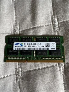 4GB Samsung 2RX8 DDR3L 1600MHz PC3L-12800S 204PIN SO-DIMM Laptop RAM - Picture 1 of 1