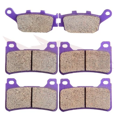 Carbon Fiber Brake Pads Kit Front & Rear For Honda CBR600RR 2003 2004 2005 2006 - Image 1 of 4