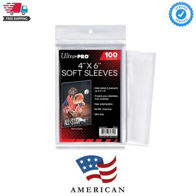 Mangas suaves 4" x 6" 100 Foto 1 de 2