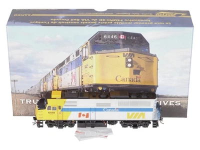 Rapido Trains 80516 HO Via Rail F40PH-2D Diesel Locomotive #6418 w/DCC/Sound LN - Image 1 of 4