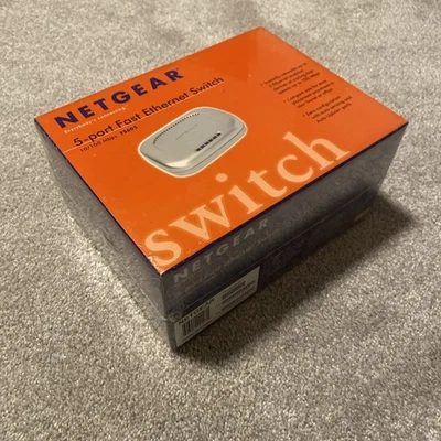 NETGEAR ProSafe FS105 5-Port Fast Ethernet Switch 10/100Mbps FS605 - Image 1 of 4