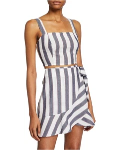 The Fifth Label Womens Sequence Crop Top Blouse, blue, M - Picture 1 of 1