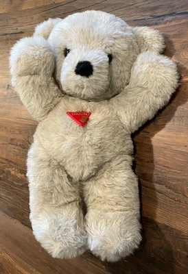 Vintage 1979 1980 Dakin Cuddles Pepper Gray Bear Plush with Plastic Logo Tag 18" - Image 1 of 4