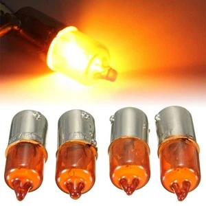 Dark Orange Motorcycle Indicator Bulbs Amber Mini Miniature Replacement - Picture 1 of 12