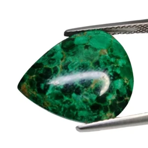 16.27CTS blue green natural azurite malachite pear cabochon loose gemstones - Imagen 1 de 2