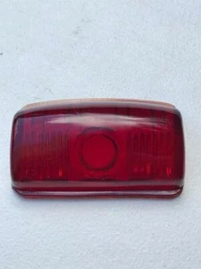 Vintage Red 4.25" Glass Linx Eye Car Light Lens OEM #373 - Bild 1 von 4