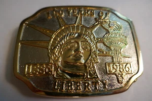 1886 - 1986 Statue of Liberty Belt Buckle Nice Unused Buckle - Picture 1 of 2