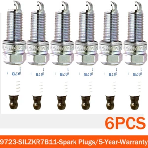 6PCS Laser SILZKR7B11 #9723 Iridium Spark Plugs for Hyundai Elantra Santa Fe - Picture 1 of 6