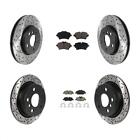 Disc Brake Rotors and Pads Kit for 22 Mini Cooper Front and Rear KDC-100534 MINI Cooper S