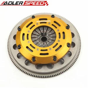 Racing Clutch Single Disc Kit + Flywheel Medium For 1997-2005 AUDI A4 1.8T B5 B6 - Picture 1 of 6