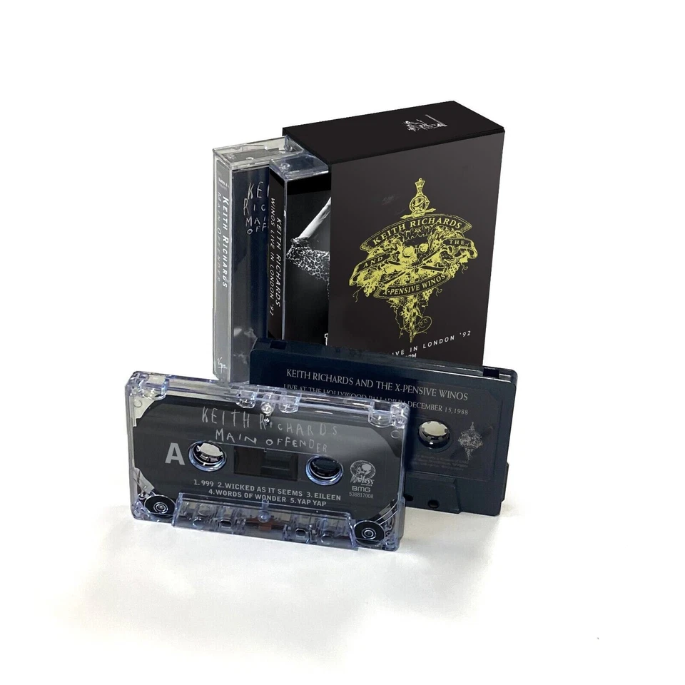 Keith Richards MAIN OFFENDER/WINOS IN LONDON Limited RSD 2021 2x Cassette Tape - Image 1 of 1