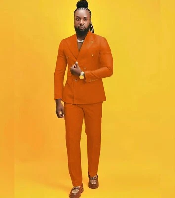 Официальные мужские костюмы вечеринки свадьбы жених пик лацкан бизнес офис мужчин блейзеры - Изображение 1 из 4