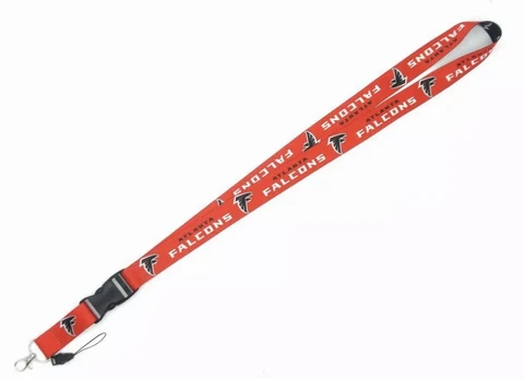 NFL Atlanta Falcons Team Color Breakaway Lanyard Key Chain FREE SHIPPING Cover