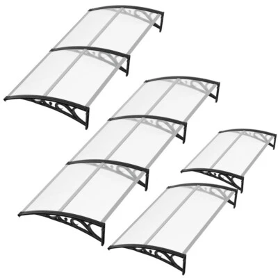 Vordach für Haustür 120~300cm Vordächer Robust Pultvordach Türdach Überdachung - Bild 1 von 4