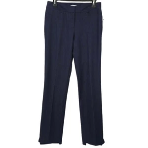 T Tahari Versaille Fashion Trouser Dress Pant Women Size 2 Straight Leg Blue NEW - Picture 1 of 13