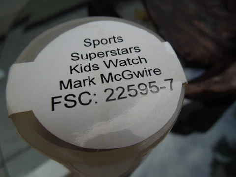 NIB 1999 AVON Mark Maguire Watch Sports Superstars MLB St. Louis Cardinals COA Cover