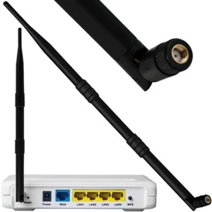 360° Antenne 12 dBi Router WiFi RP SMA Stecker 2,4 GHz Signalverstärkung - Bild 1 von 4