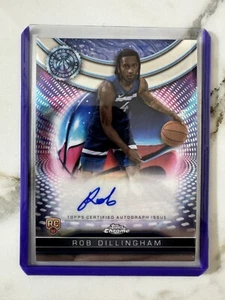 2024-25 Topps Chrome Rob Dillingham #TCRA-RD Certified Rookie Autographs RC - Picture 1 of 6