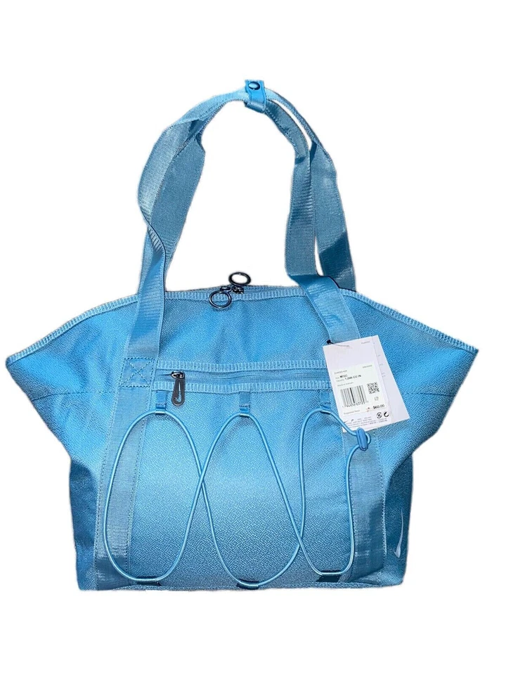 Nike One Womens Training Tote Bag Gym 18L DH4063-424 Cerulean Blue
