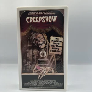 CREEPSHOW (VHS 1982) Warner 80s Horror Creep Show Stephen KING Clamshell Case - Foto 1 di 6
