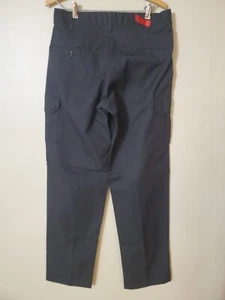Pantalones de trabajo Pinnacle Worx para hombre 32x34 negros bolsillos de carga ropa de trabajo pesada #2016 - Imagen 1 de 12
