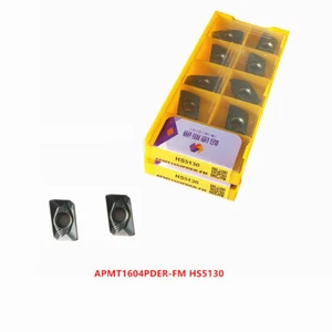 10P APMT1604PDER-FM HS5130 CNC Tool Milling Carbide Inserts For Stainless Steel - Picture 1 of 8