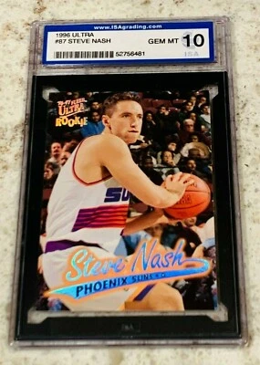 Fleer Ultra Rookie #87 1996-97 Steve Nash ISA grado 10 gema como nuevo radiocontrol  Foto 1 de 2