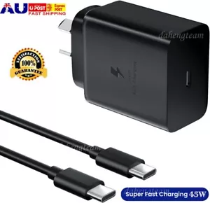 45W Super Fast Wall Charger Type-C Adapter For Samsung Galaxy S24 S23 iPhone 16 - Picture 1 of 21