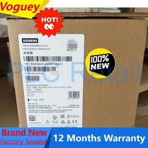 NEW Siemens frequency converter 6SE6420-2AB21-5BA1 Fast delivery - Picture 1 of 1