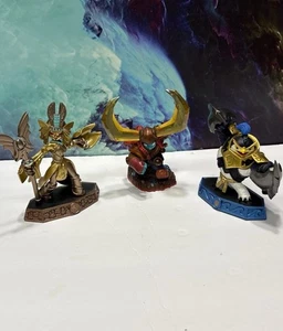 Lote de 3 Skylanders Imaginators Golden Queen, Sensei Dark King Pen y HeadRush - Imagen 1 de 15