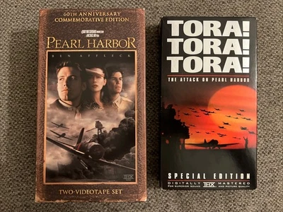 Lot of 2 VHS: Tora Tora Tora (1970) & Pearl Harbor (60th Anniversary Edition) - Image 1 of 4