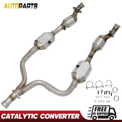 Catalytic Converter for Ford Mustang 1999-2004 V6 3.8L 3.9L Front Left & Right Foto 1 de 4