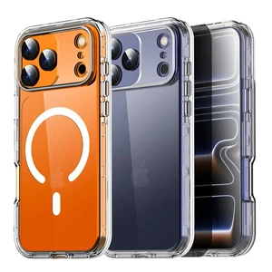 Funda transparente para iPhone 17 Pro Max iPhone Air MagSafe a prueba de golpes cubierta resistente - Imagen 1 de 24