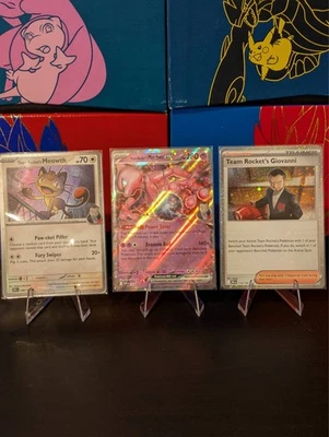 Team Rocket's Mewtwo ex 205 Sv: Scarlet & Violet Promo Cards Holo + 2 Cosmos Hol - Image 1 of 4