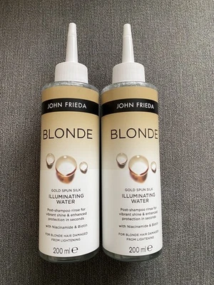2xJohn Frieda Blonde Gold Spun Silk Illuminating Water Lamellar Water for Blonde - Image 1 of 4