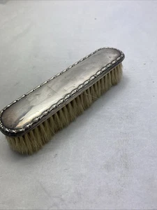 Antike viktorianische Sterling Silber Kleiderbürste gepunzt  - Bild 1 von 7