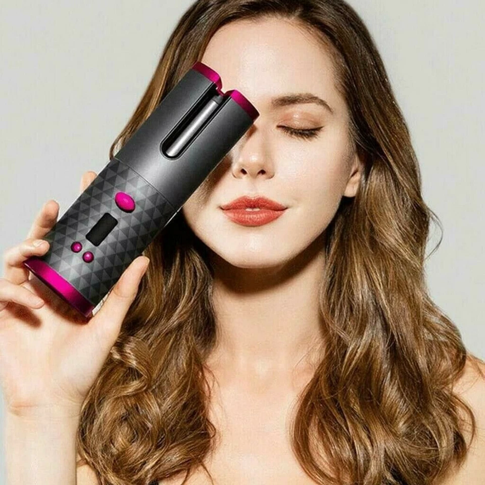 Lockenstab Automatischer Mini Lockenstab Keramischer Lockenstab usb aufladbarer - Bild 1 von 4