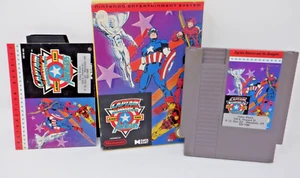 Captain America and the Avengers (NES, Nintendo) CIB w/Hard Cover - Picture 1 of 13