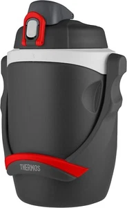 Botella de hidratación con aislamiento de espuma Thermos 64 onzas, botella de agua negra - Imagen 1 de 16
