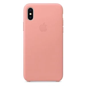Genuine Apple iPhone X Leather Case / Cover - Soft Pink - New - Picture 1 of 7