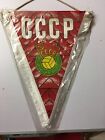 Gagliardetto Calcio Urss Cccp Russia Ottimo Formato Grande Anni 80 Cm 25X30 Circ