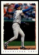 1995 TOPPS #214 SHAWON DUNSTON CHICAGO CUBS