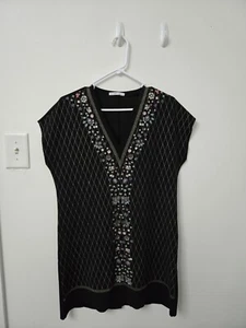 Zara Longweste schwarz Oversize Medium - Bild 1 von 6