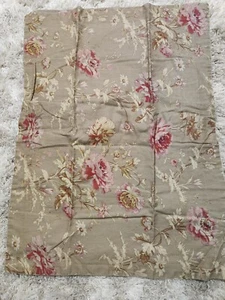 2 Nautica Pemberly Floral Pillow Shams Standard Beige Pink - Picture 1 of 17