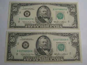 2 Consecutive AU 1985 FRN Notes: B/B Block New York. #12 - Picture 1 of 8