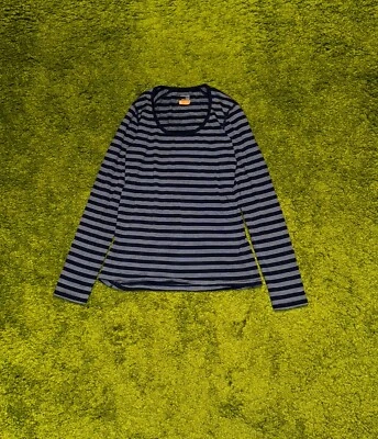 Icebreaker 100% lana merino rayas termo manga larga Foto 1 de 4