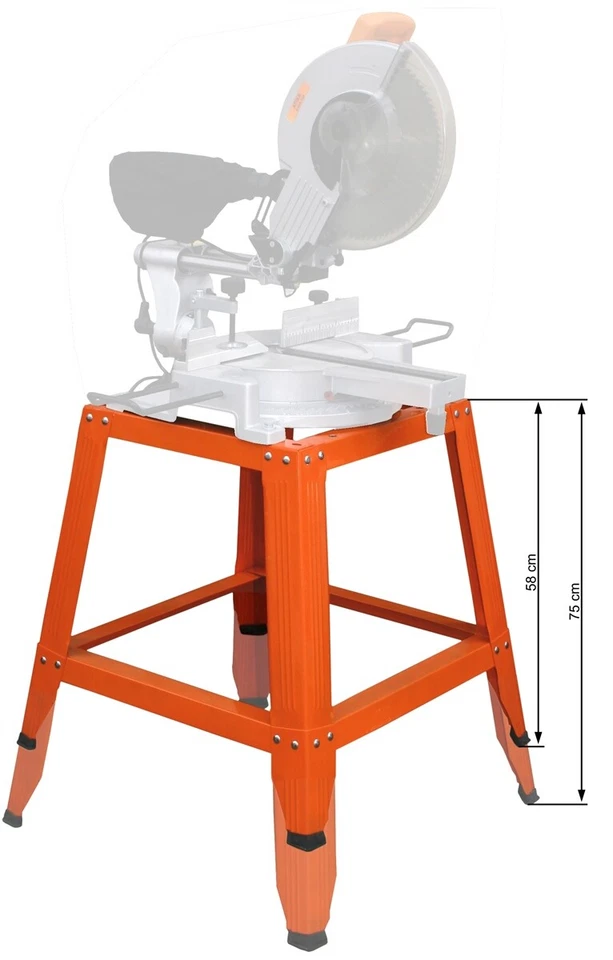 ATIKA Ersatzteil | Untergestell Gestell für Kappsäge KGSZ 210 / KGSZ 255 - Bild 1 von 1