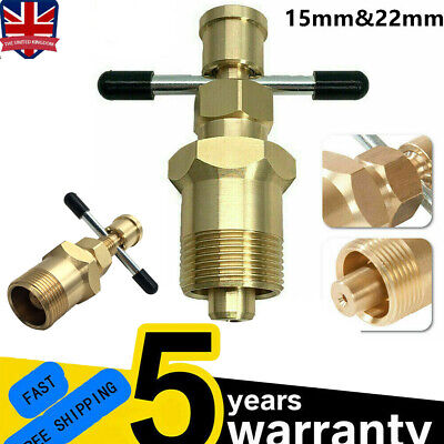 Copper Gas Pipe Compression Fitting Olive Remover Puller Tool 15mm & 22mm UK • 13.39£